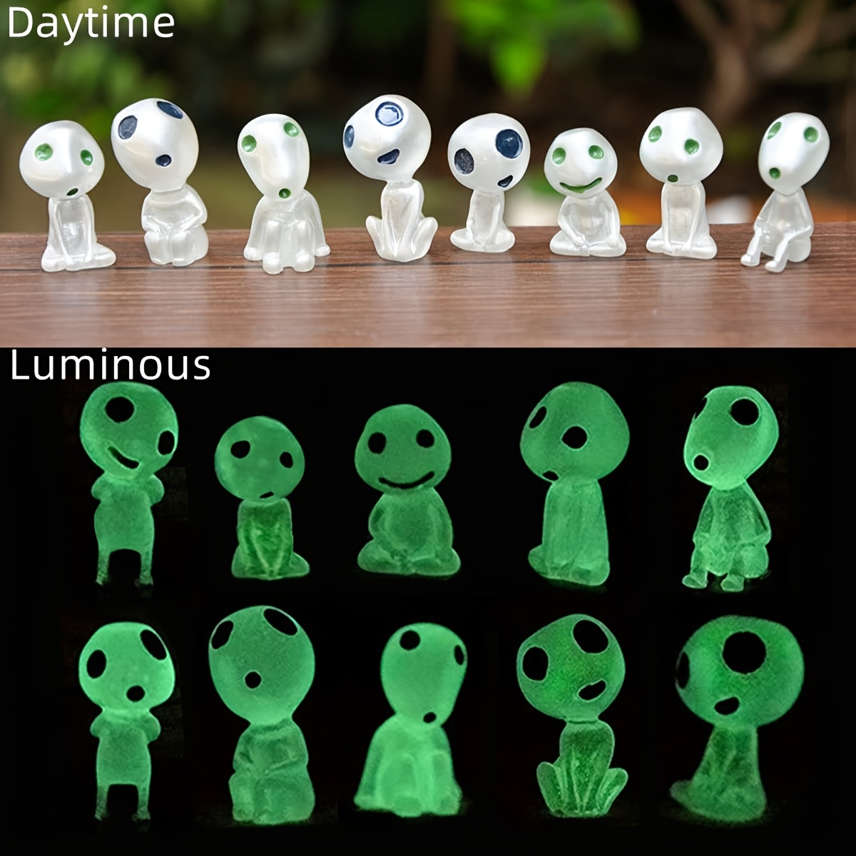 Aquarium Plant Guide - 10pcs Glow-in-the-Dark Tree Elves | Luminous