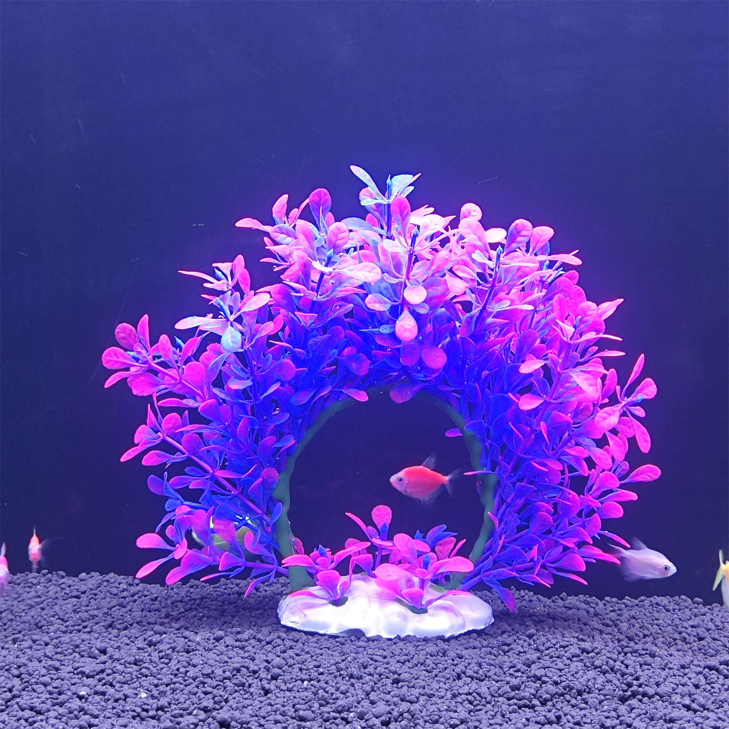 Aquarium Planted Substrate - Underwater Wreath Artificial Underwater Plastic Plants