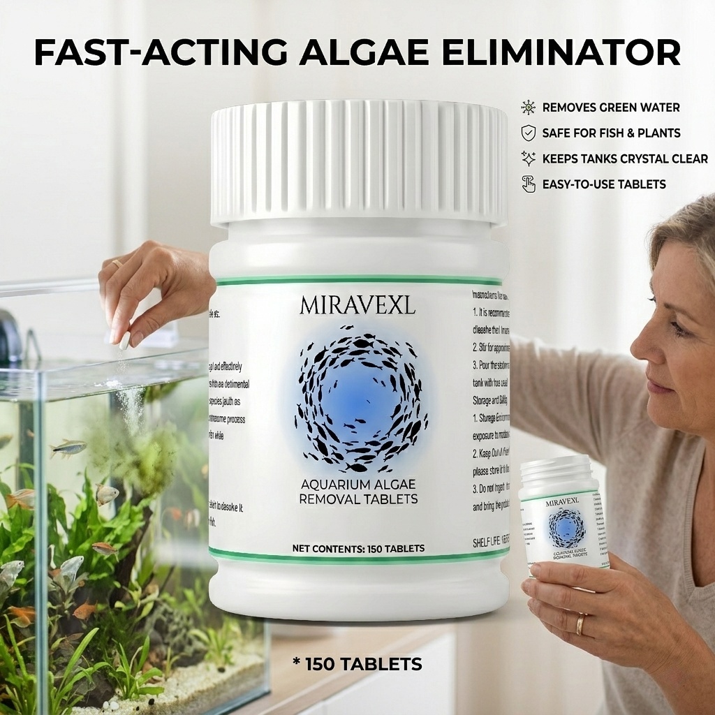 Aquarium Plant Vitamins - 150 Ct Aquarium Algae Removal Tablets