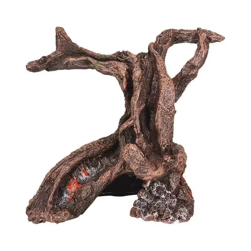 Resin Tree Cave Holes Aquarium - Aquarium Plant Guide reseña y precio