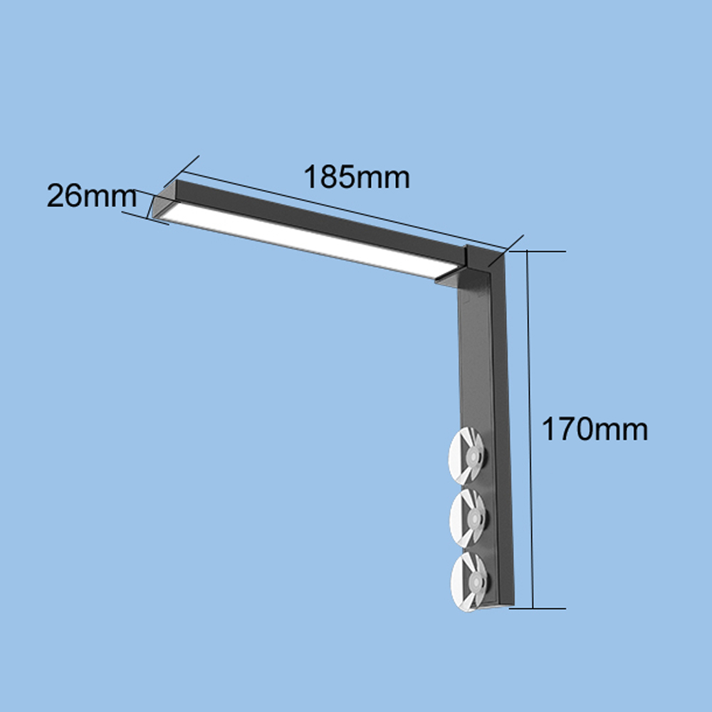 ABS Small Fish Bowl LED Light  - Planted Aquarium Bowl reseña y precio