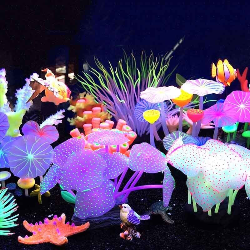 Silicone Glowing Landscape Art - Aquarium Planted Substrate reseña y precio