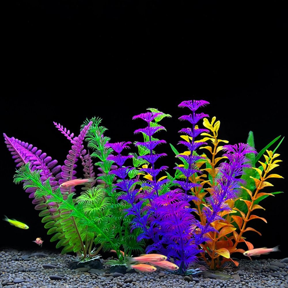 Fish Tank Ornament Plant Aquar - Planted Aquarium Bowl reseña y precio