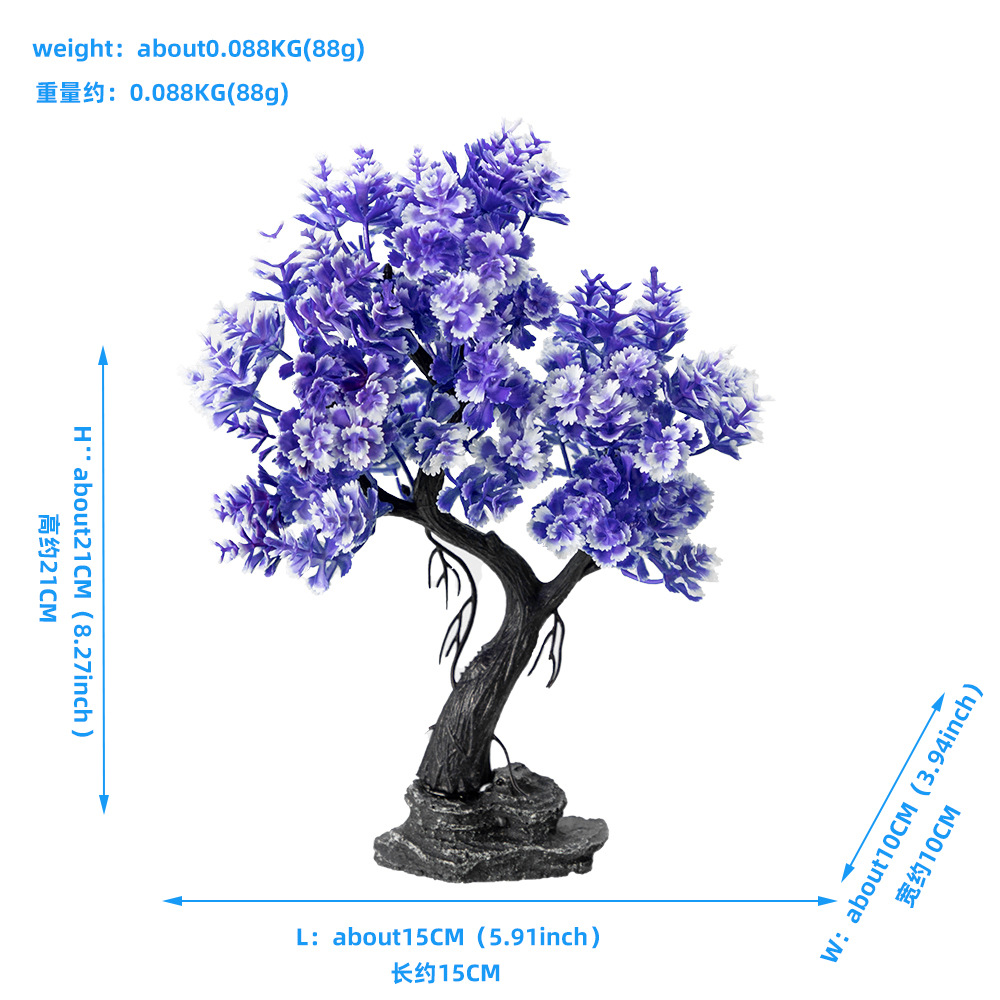 New Simulation Moss Tree Fish  - Aquarium Plant Guide reseña y precio