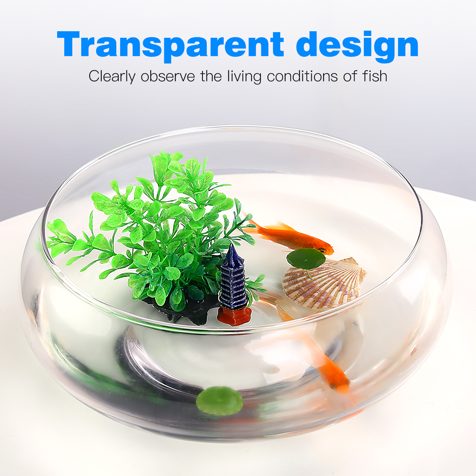 Aquarium Tank 2800ml Fish Tank - Planted Aquarium Bowl reseña y precio