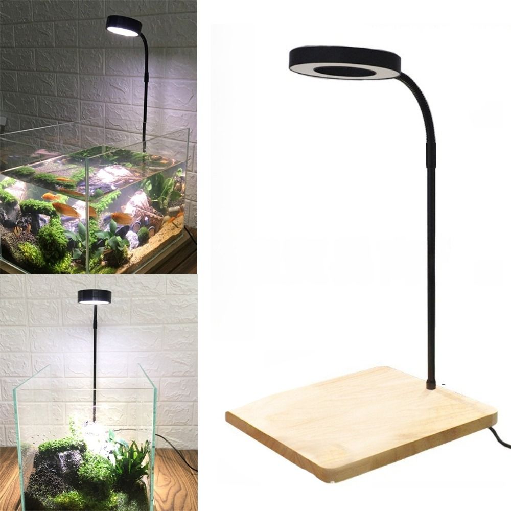 10W Fish Tank LED Lamp Retract - Aquarium Plant Growth reseña y precio