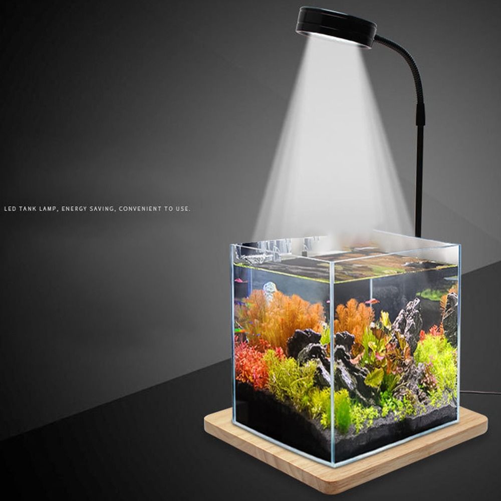 10W Fish Tank LED Lamp Retract - Aquarium Plant Growth reseña y precio