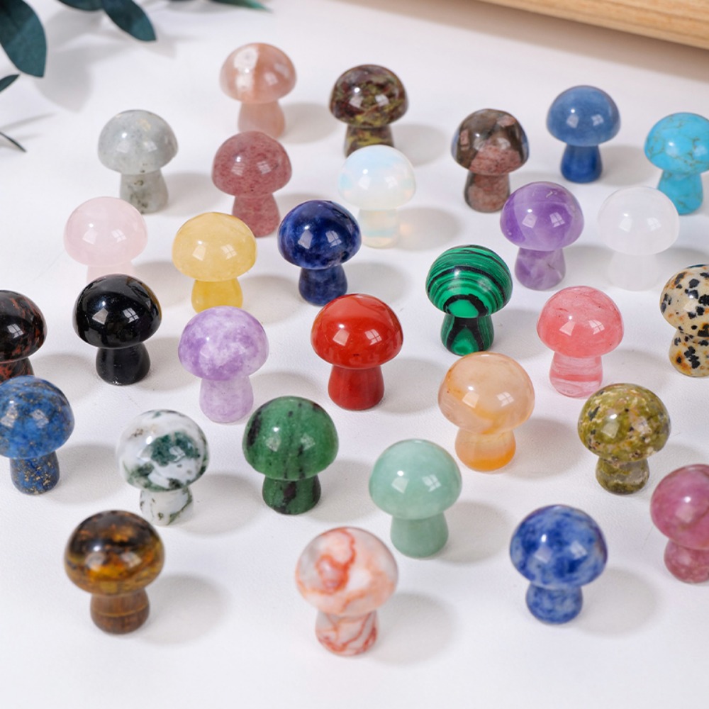 Natural Crystal Mushroom Gemst - Planted Aquarium Jungle reseña y precio