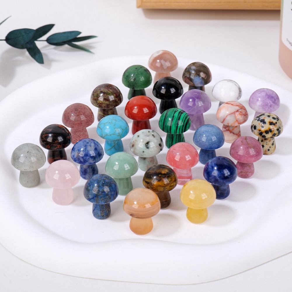 Natural Crystal Mushroom Gemst - Planted Aquarium Jungle reseña y precio