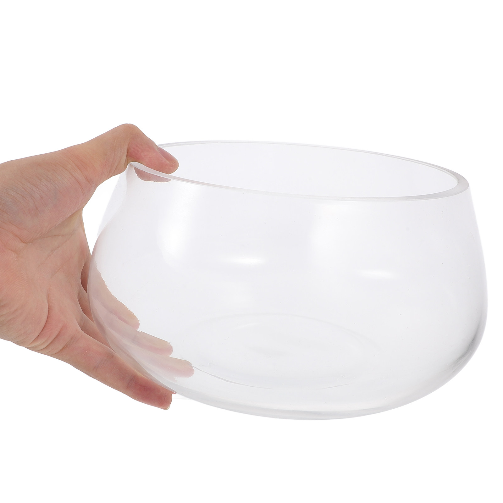 Round Mini Aquarium Tank Clear - Planted Aquarium Bowl reseña y precio