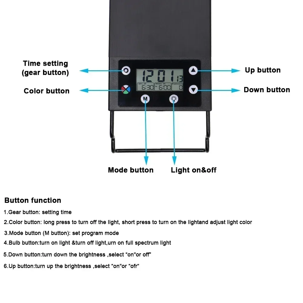 IP68 Waterproof Aquarium LED L - Aquarium Plant Growth reseña y precio
