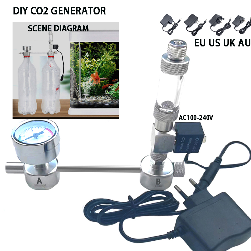Aquarium DIY CO2 generator sys - Aquarium Plant Growth reseña y precio