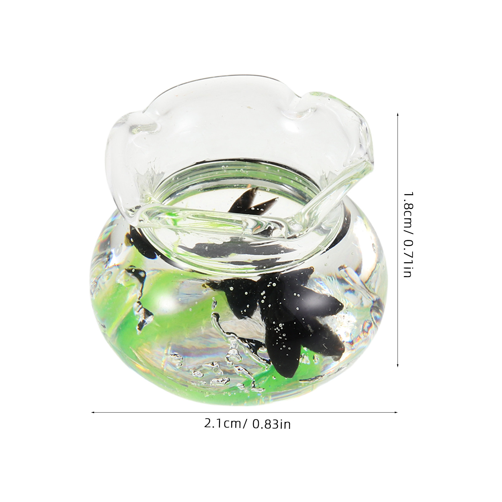 Miniature Resin Fish Bowl Set  - Planted Aquarium Bowl reseña y precio