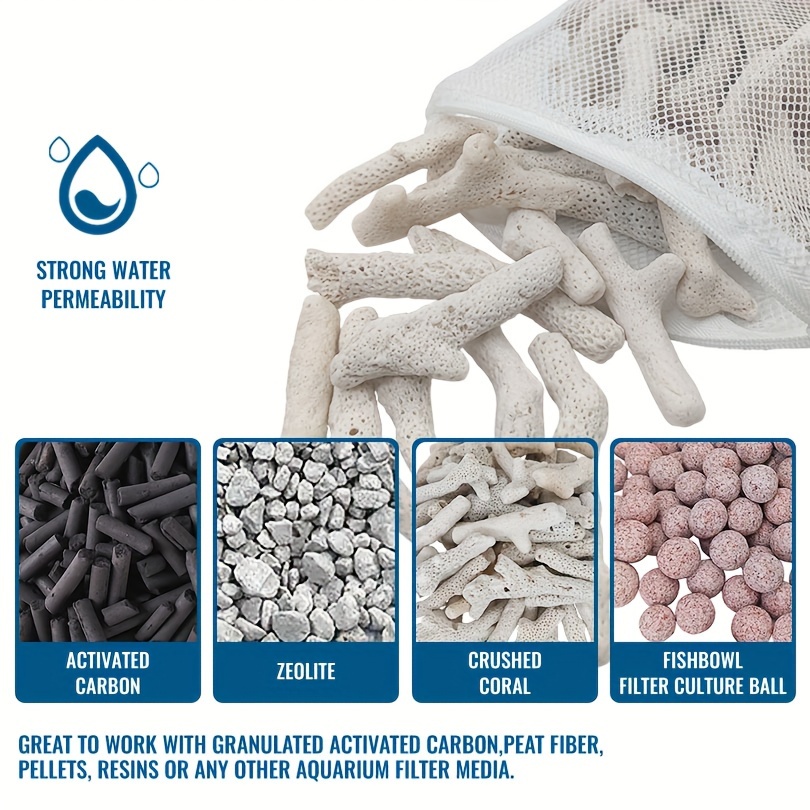 Reusable Zipper Filter Media B - Planted Aquarium Media reseña y precio
