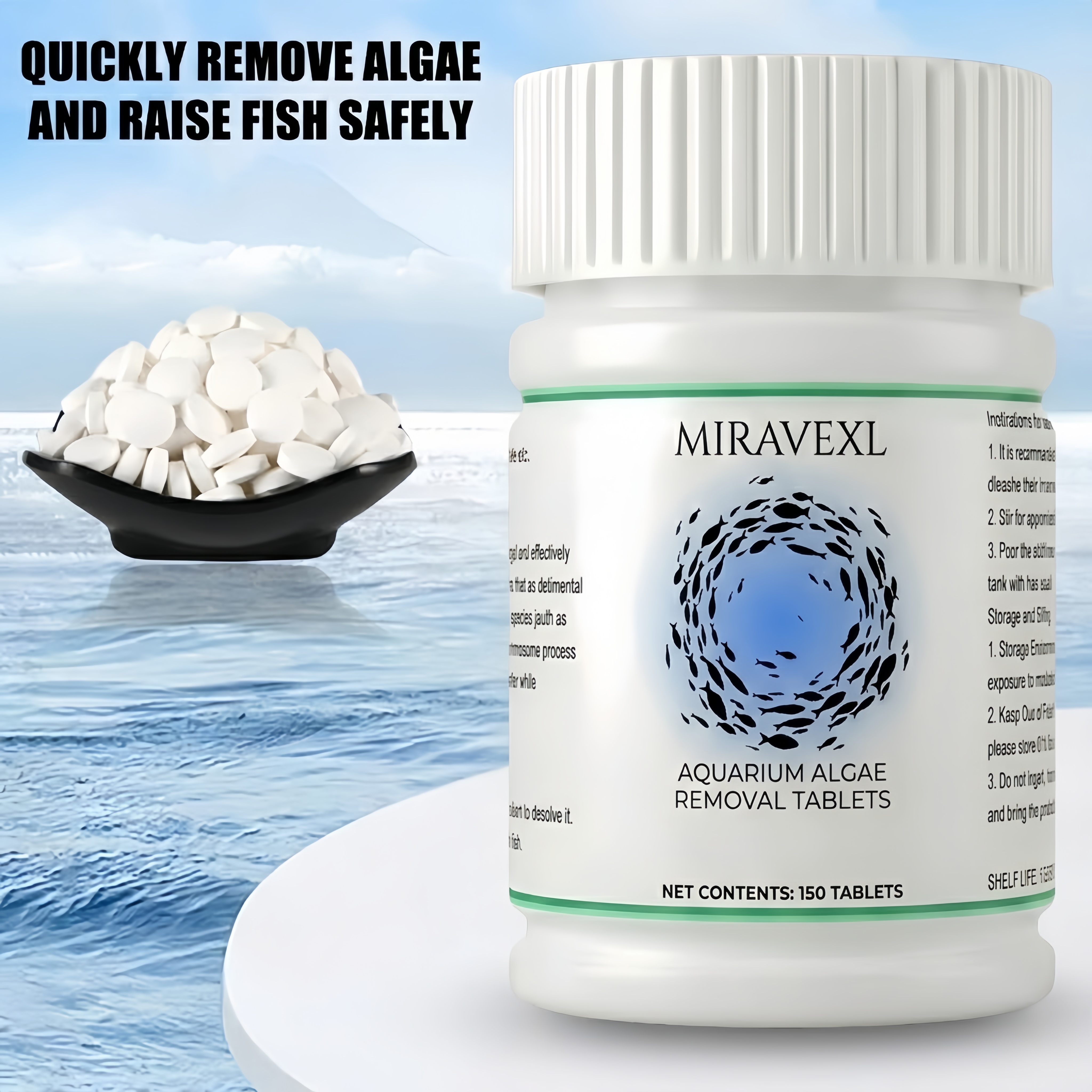 MIRAVEXL Aquarium Algae Remova - Aquarium Plant Vitamins reseña y precio