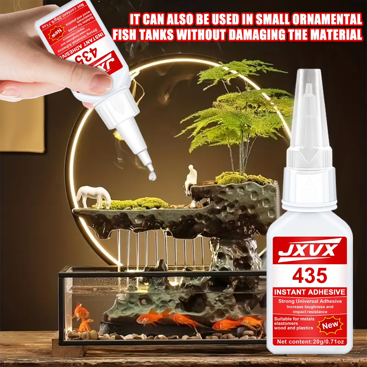 495/480 Fish Tank Aquarium Lan - Aquarium Plant Glue reseña y precio