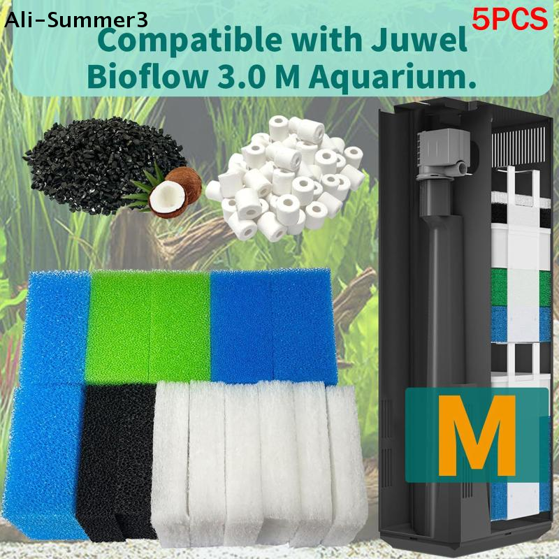 【Sk】5 PCS Aquarium Filter Cott - Planted Aquarium Media reseña y precio