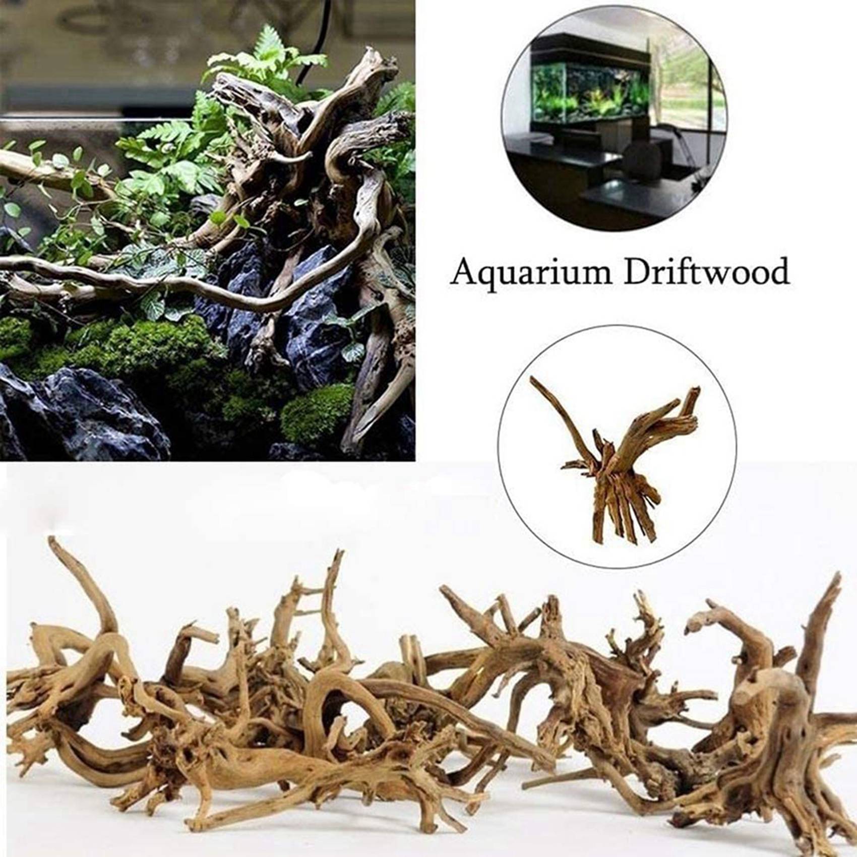Hot Sale-Mini Driftwood For Aq - Aquarium Plant Guide reseña y precio