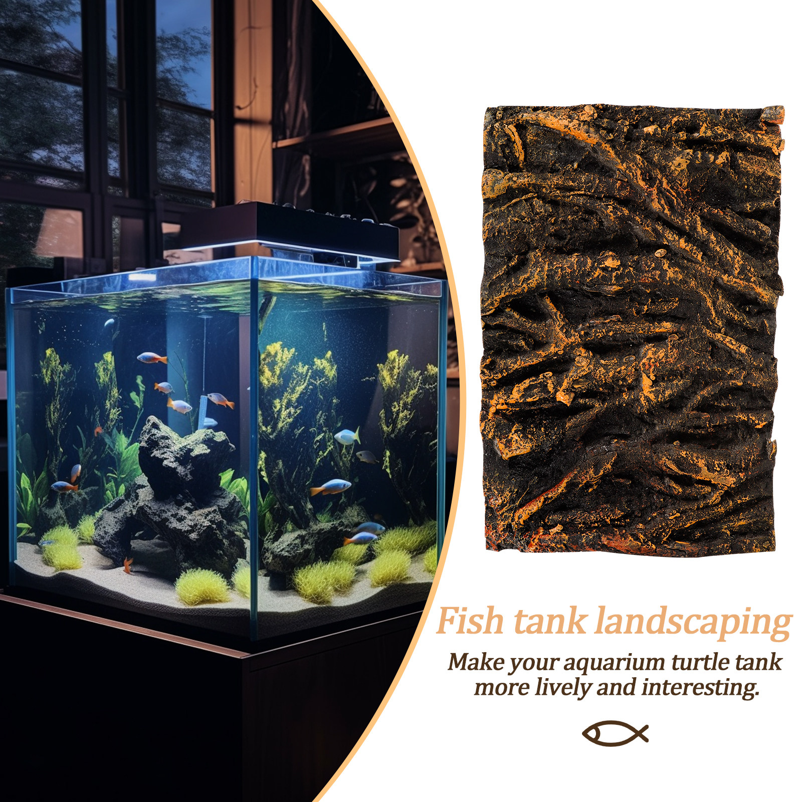 3D Tree Root PU Aquarium Backg - Aquarium Planted Substrate reseña y precio