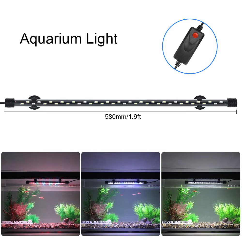 58CM  Aquarium Light LED Plant - Aquarium Planted Substrate reseña y precio