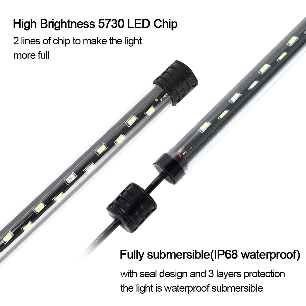 58CM  Aquarium Light LED Plant - Aquarium Planted Substrate reseña y precio