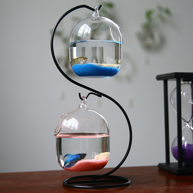 Creative Double-deck Suspended - Planted Aquarium Bowl reseña y precio