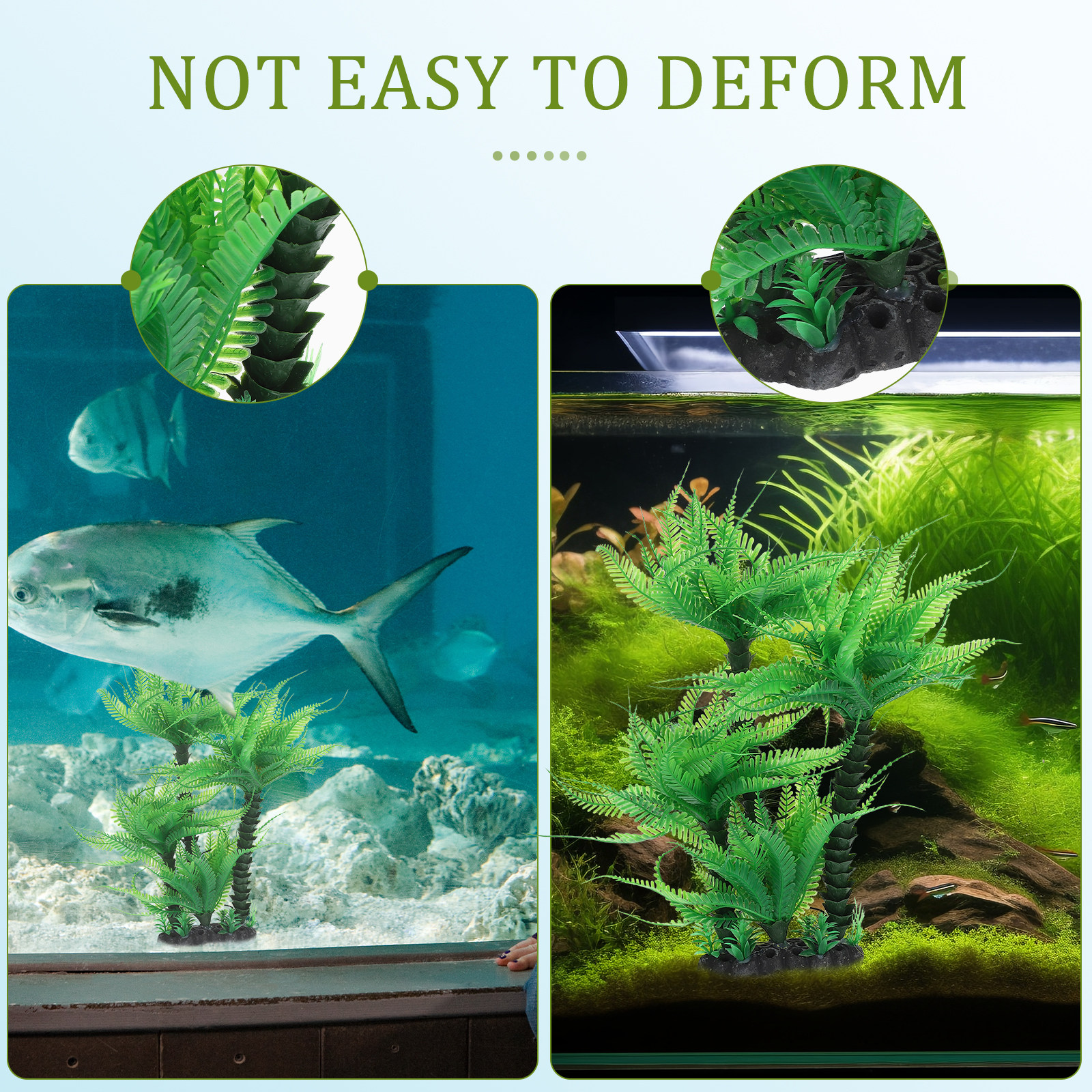 Artificial Aquarium Plants Fis - Planted Aquarium Bowl reseña y precio