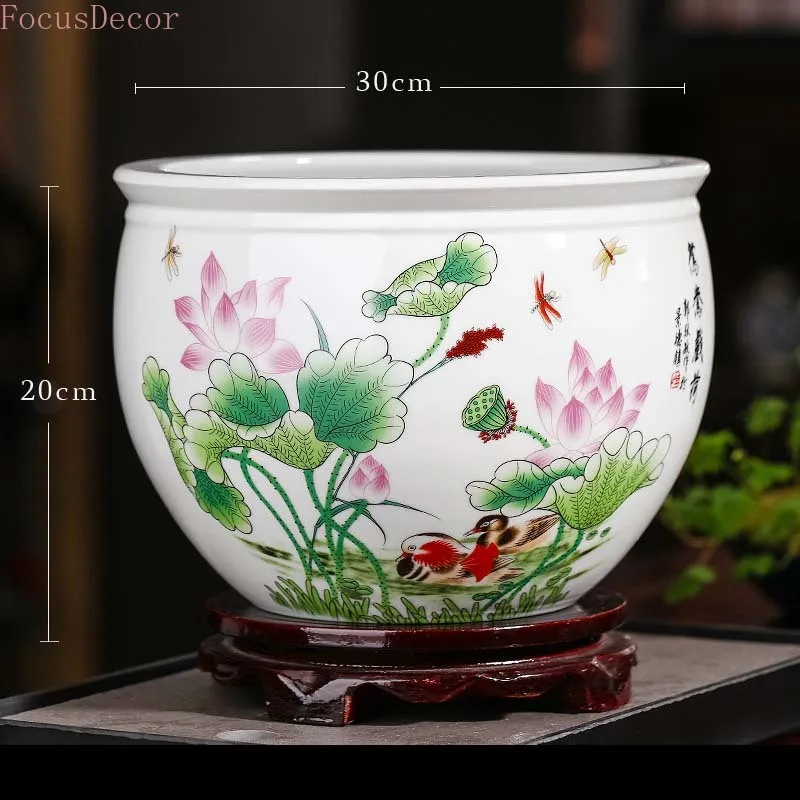 30cm Ceramic Fish Aquarium Fis - Planted Aquarium Bowl reseña y precio