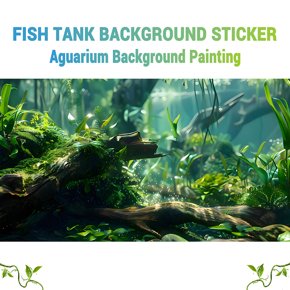 Riverbed trees，Fish tank backg - Aquarium Plant Guide reseña y precio