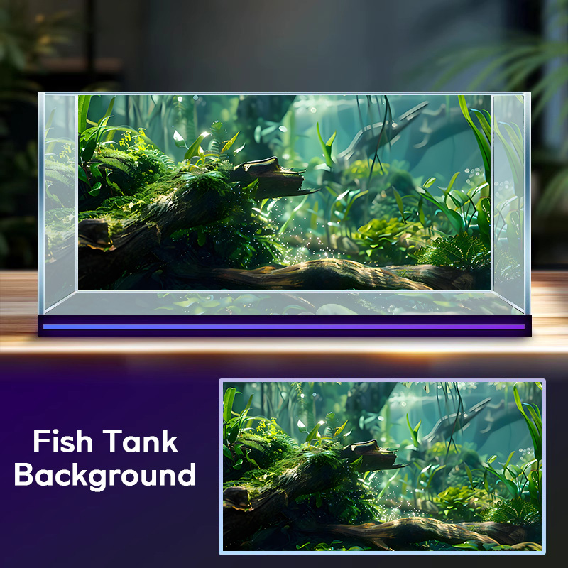 Riverbed trees，Fish tank backg - Aquarium Plant Guide reseña y precio