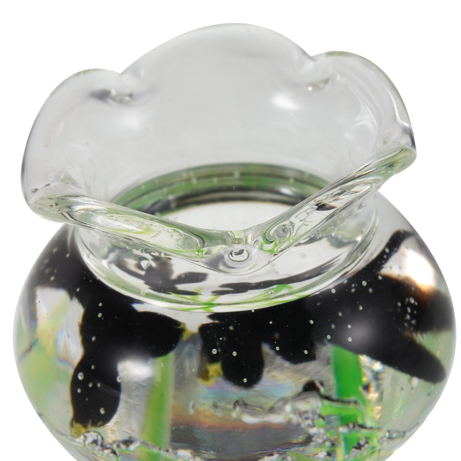Mini Round Resin Fish Bowl Tin - Planted Aquarium Bowl reseña y precio