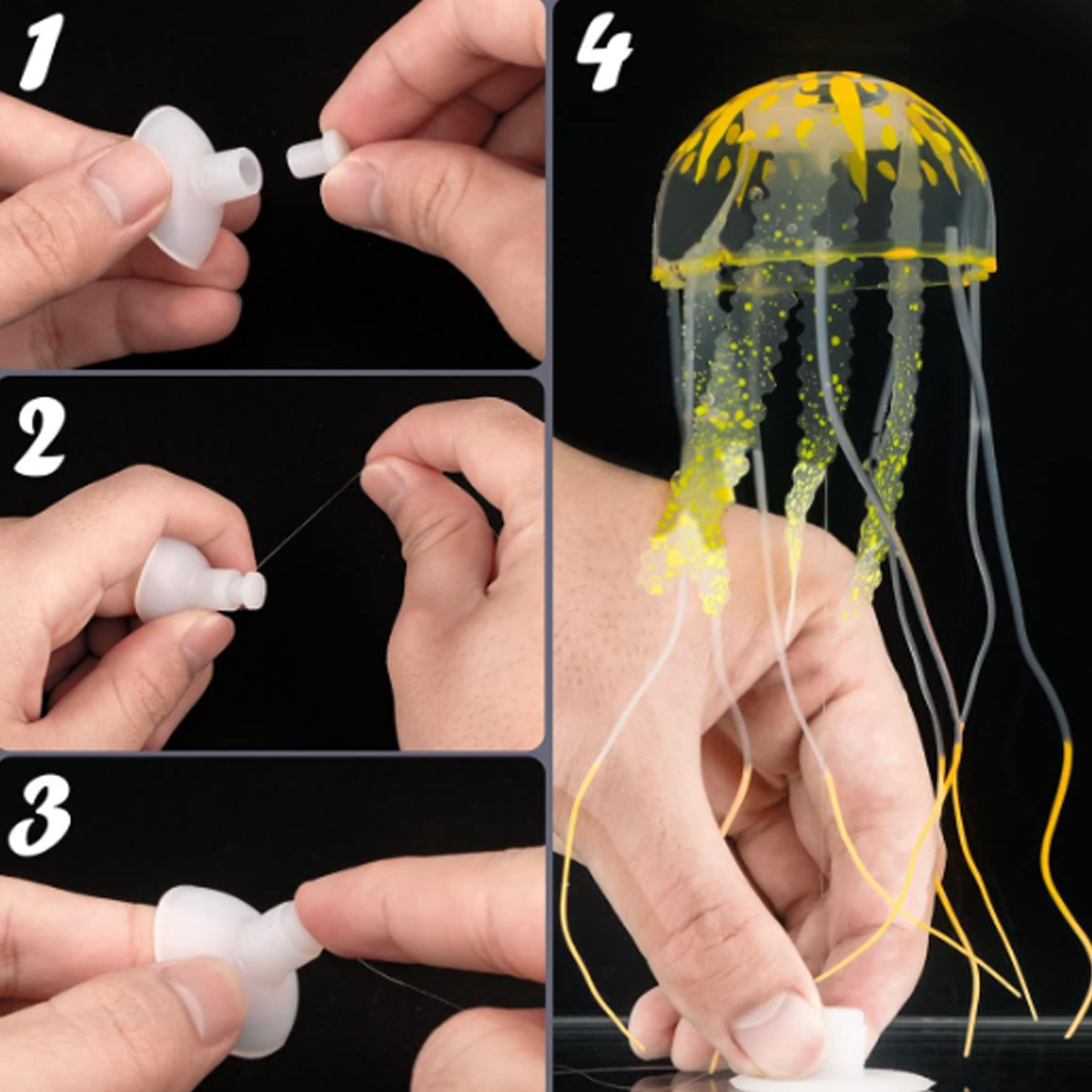 1 Pc Coral Moon Jellyfish Aqua - Aquarium Plant Glue reseña y precio