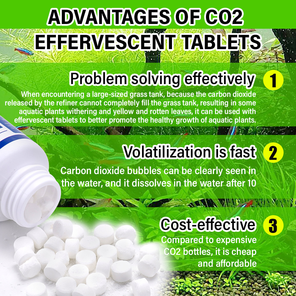 60PCS CO2 Tablet Water Grass A - Aquarium Plant Vitamins reseña y precio